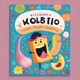 Create a vibrant and playful KDP book cover for a book of tongue twisters