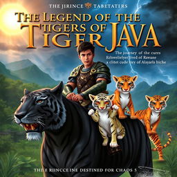 The cover features the Prince of Java riding a giant black tiger with black stripes