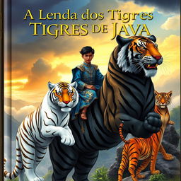 The cover features the Prince of Java, a young man with dark skin and golden eyes, riding Kianah, a giant black tiger with black stripes