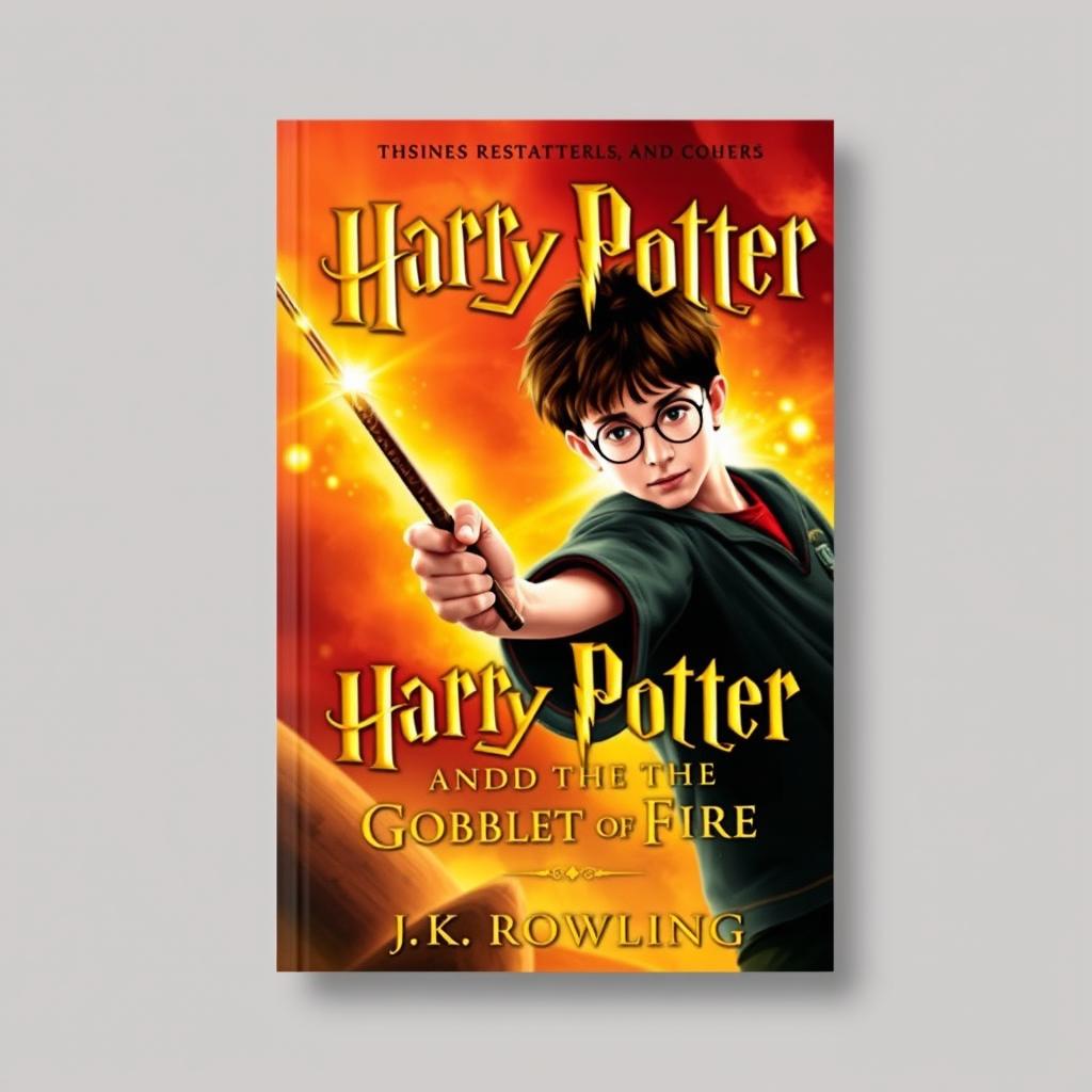 Create a book cover for 'Harry Potter and the Goblet of Fire'