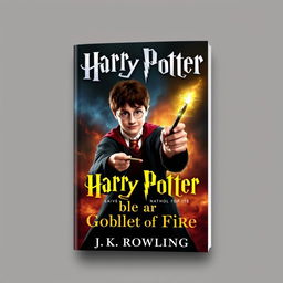 Create a book cover for 'Harry Potter and the Goblet of Fire'