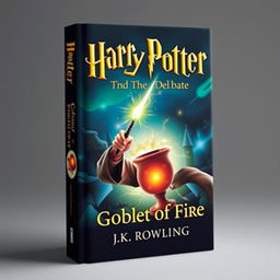 Create a book cover for 'Harry Potter and the Goblet of Fire'