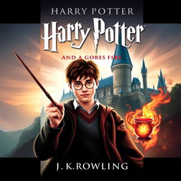 Create a book cover for 'Harry Potter and the Goblet of Fire'