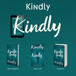 Create book cover designs for a new title called 'Kindly'