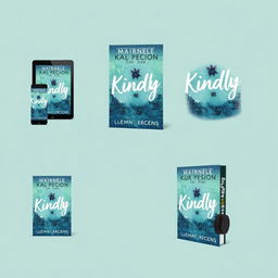 Create book cover designs for a new title called 'Kindly'