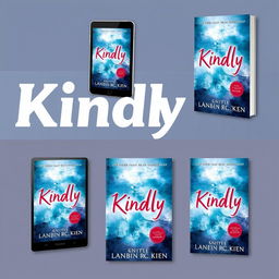 Create book cover designs for a new title called 'Kindly'