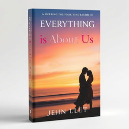 Create a book cover with the title 'Everything is About Us'