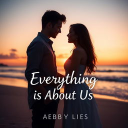 Create a book cover with the title 'Everything is About Us'