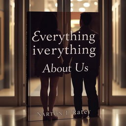 Create a book cover with the title 'Everything is About Us'