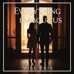 Create a book cover with the title 'Everything is About Us'