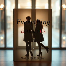 Create a book cover with the title 'Everything is About Us'