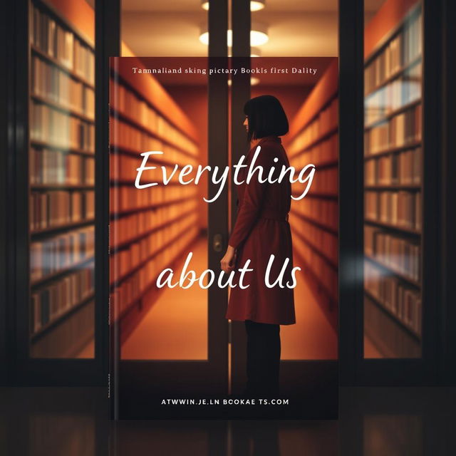 Create a book cover with the title 'Everything is About Us'