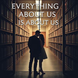 Create a book cover with the title 'Everything is About Us'