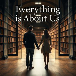 Create a book cover with the title 'Everything is About Us'