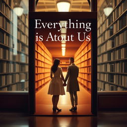 Create a book cover with the title 'Everything is About Us'