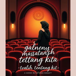 Buat cover novel berjudul 'Segalanya masih tentang kita'