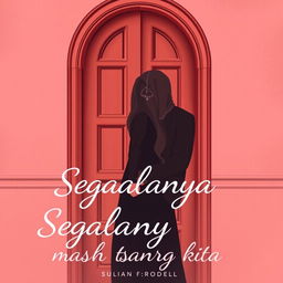 Buat cover novel berjudul 'Segalanya masih tentang kita'