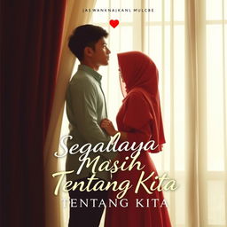 Buat cover novel berjudul 'Segalanya Masih Tentang Kita'