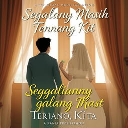 Buat cover novel berjudul 'Segalanya Masih Tentang Kita'