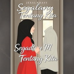 Buat cover novel berjudul 'Segalanya Masih Tentang Kita'