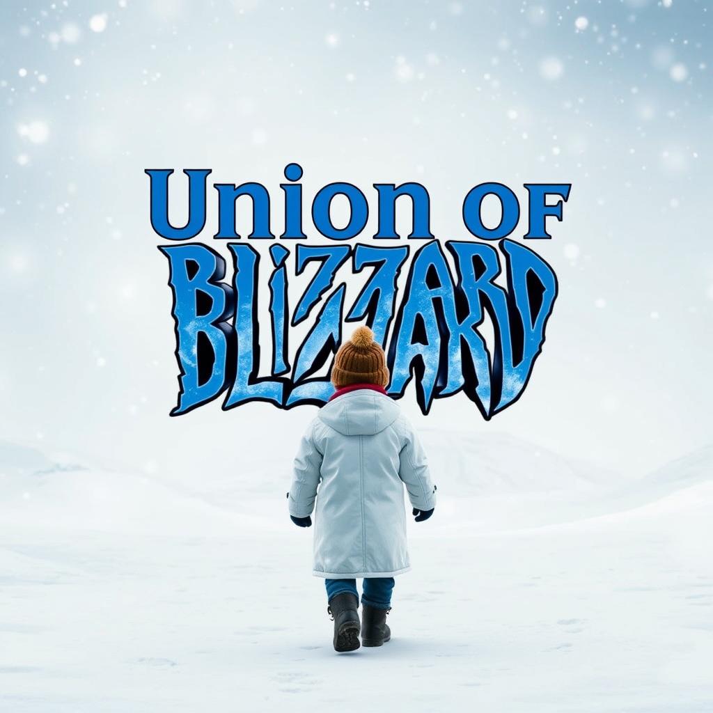 A poster for a channel titled 'Union of Blizzard' or 'UB' in blue and black lettering