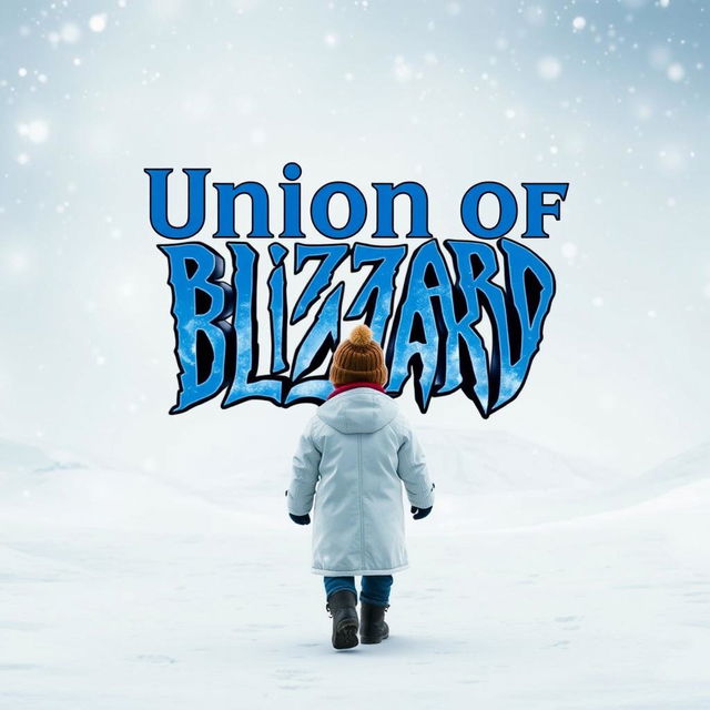 A poster for a channel titled 'Union of Blizzard' or 'UB' in blue and black lettering