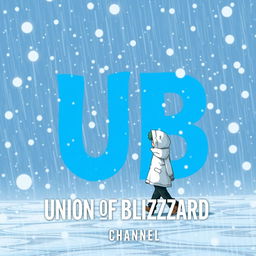 A poster for a channel titled 'Union of Blizzard' or 'UB' in blue and black