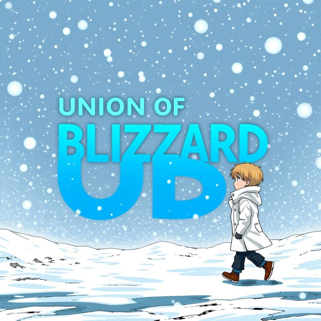 A poster for a channel titled 'Union of Blizzard' or 'UB' in blue and black