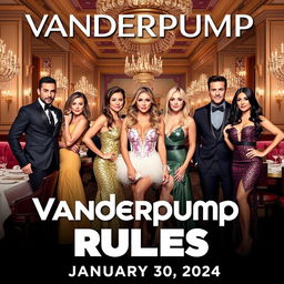 A promotional poster for Vanderpump Rules airing on January 30, 2024