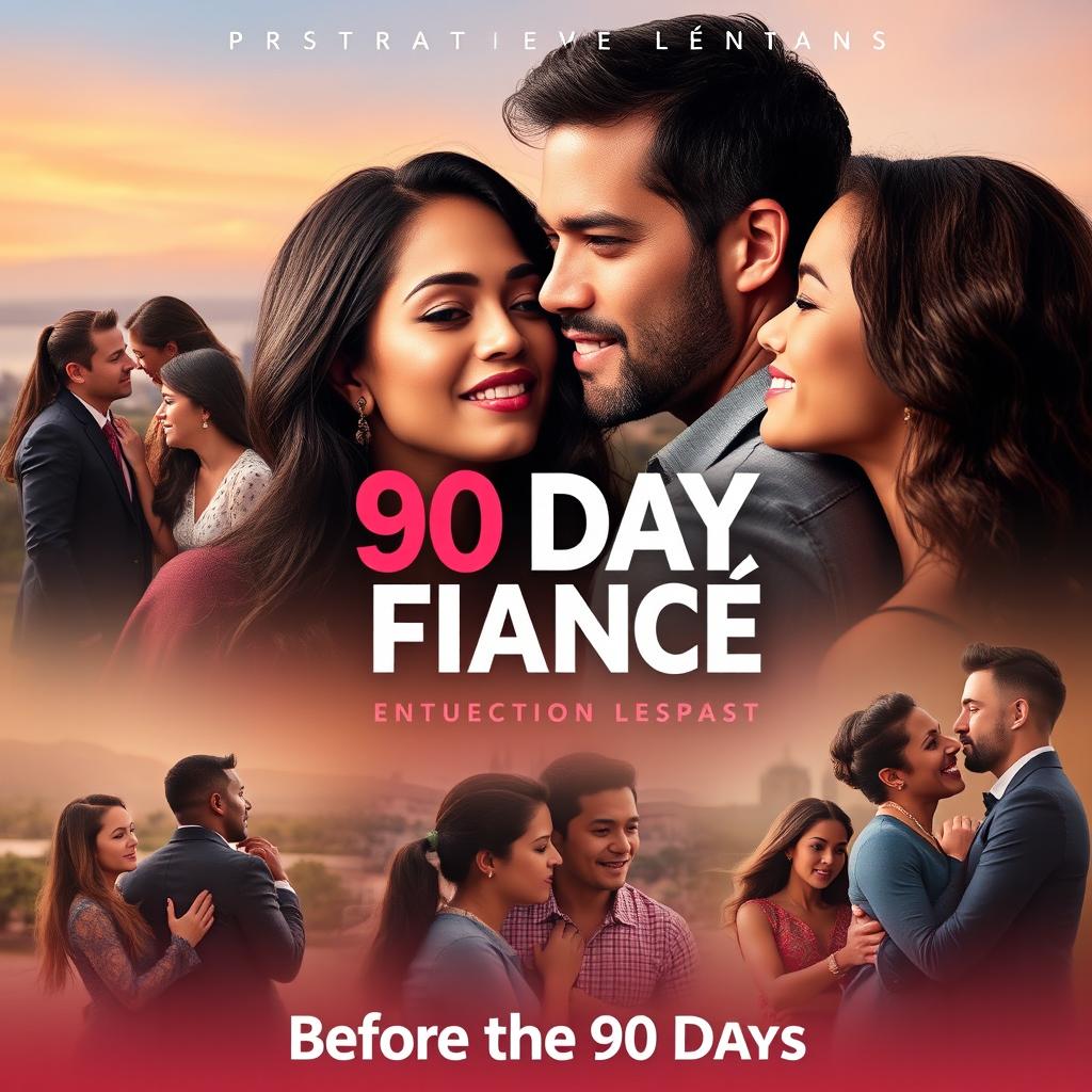 Create an image inspired by the TV show '90 Day Fiancé: Before The 90 Days'