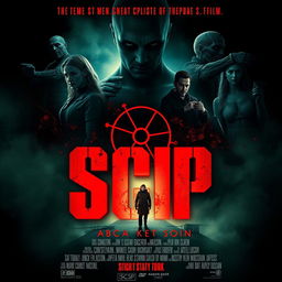 Create a movie poster for an SCP-themed film