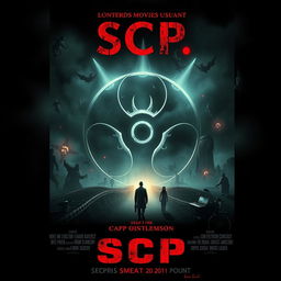 Create a movie poster for an SCP-themed film