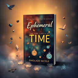 A book cover illustrating the concept of 'Ephemeral' as it relates to time being temporary and the urgency of time