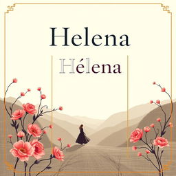 Crie uma capa de livro com o título 'Helena'