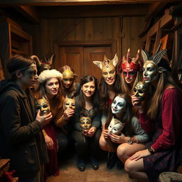 A group of theatre students discovers a series of enchanted masks in an old, dusty attic