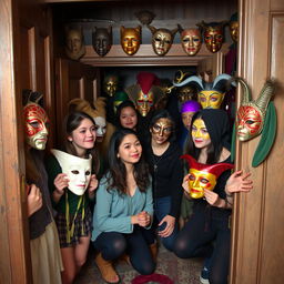 A group of theatre students discovers a series of enchanted masks in an old, dusty attic