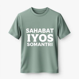 A design for a political party t-shirt with the name 'SAHABAT IYOS SOMANTRI'