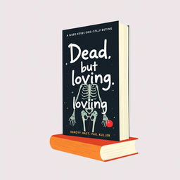 Create a book cover for a novel titled 'Dead, but loving it'