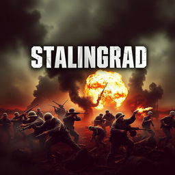 A dramatic movie poster inspired by the Stalingrad movie