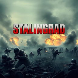 A dramatic movie poster inspired by the Stalingrad movie