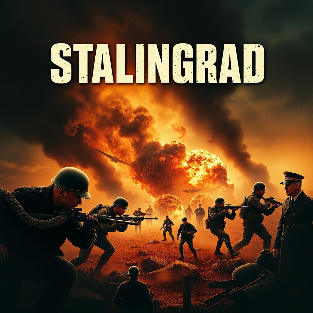 A dramatic movie poster inspired by the Stalingrad movie