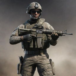 A detailed $10 Call of Duty skin, showcasing a dynamic and tactical appearance with military-grade gear.