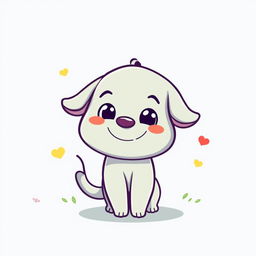 A cute cartoon design for a t-shirt featuring a playful character