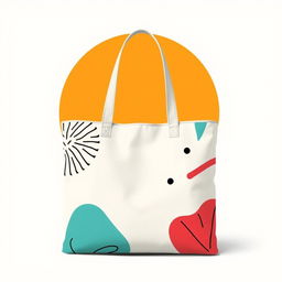 A cool and trendy tote bag design