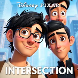 A Disney Pixar movie poster titled 'INTERSECTION'