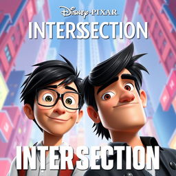 A Disney Pixar movie poster titled 'INTERSECTION'