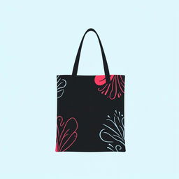 A cool and trendy tote bag design