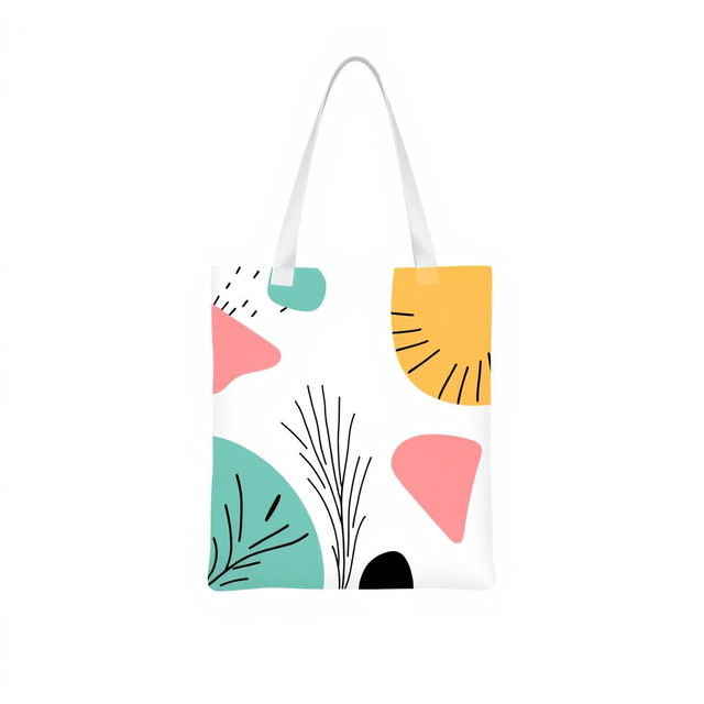 A cool and trendy tote bag design