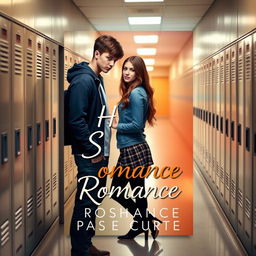 Create a book cover for a high school romance novel