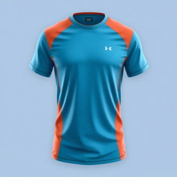 A high-quality image of a sporty t-shirt designed for athletic activities